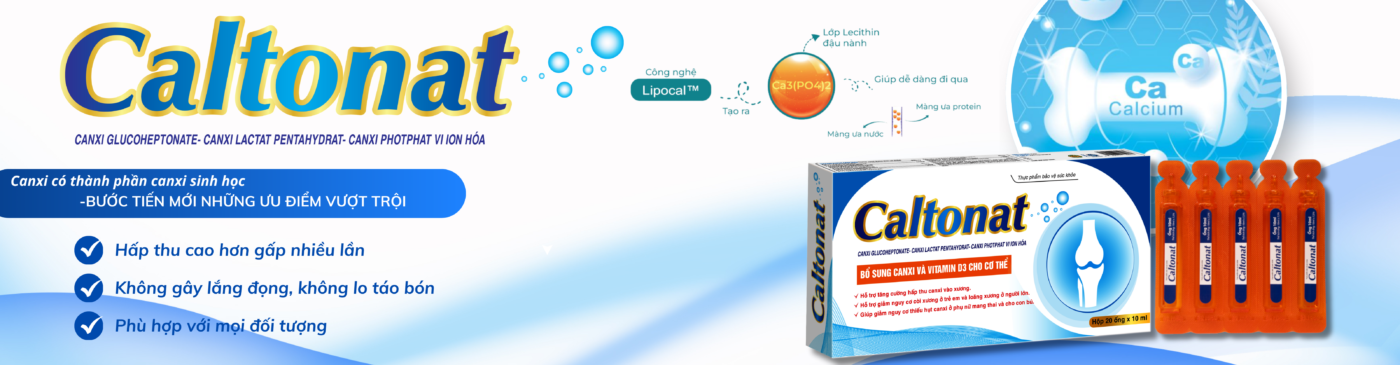Caltonat – thực phẩm bảo vệ sức khỏe có thành phần canxi sinh học